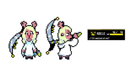 noelle deltarune sprite|devilsknife deltarune sprite.